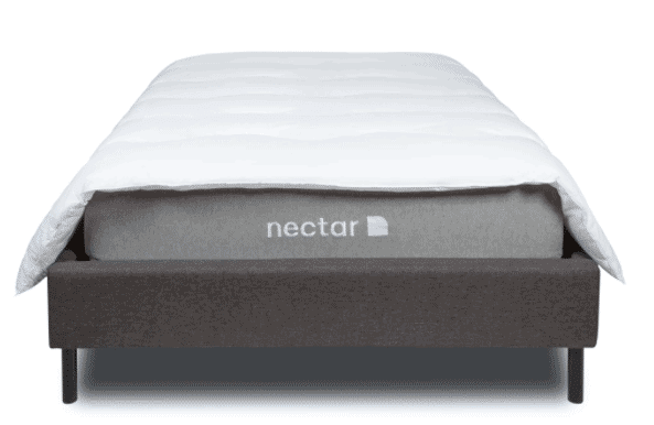 nectar duvet on bed